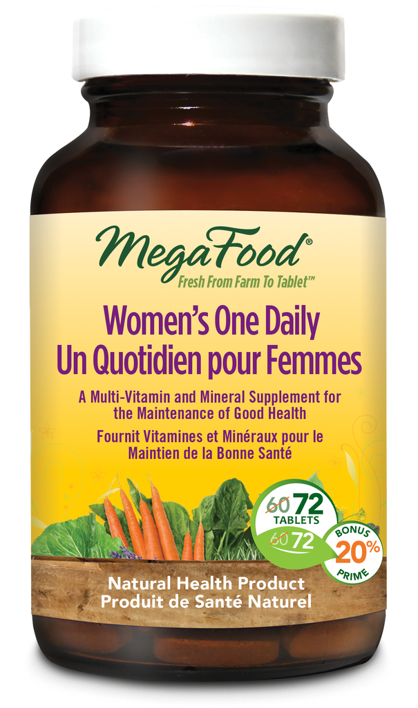 MegaFood Women's One Daily Multivitamin - 72 Tablets